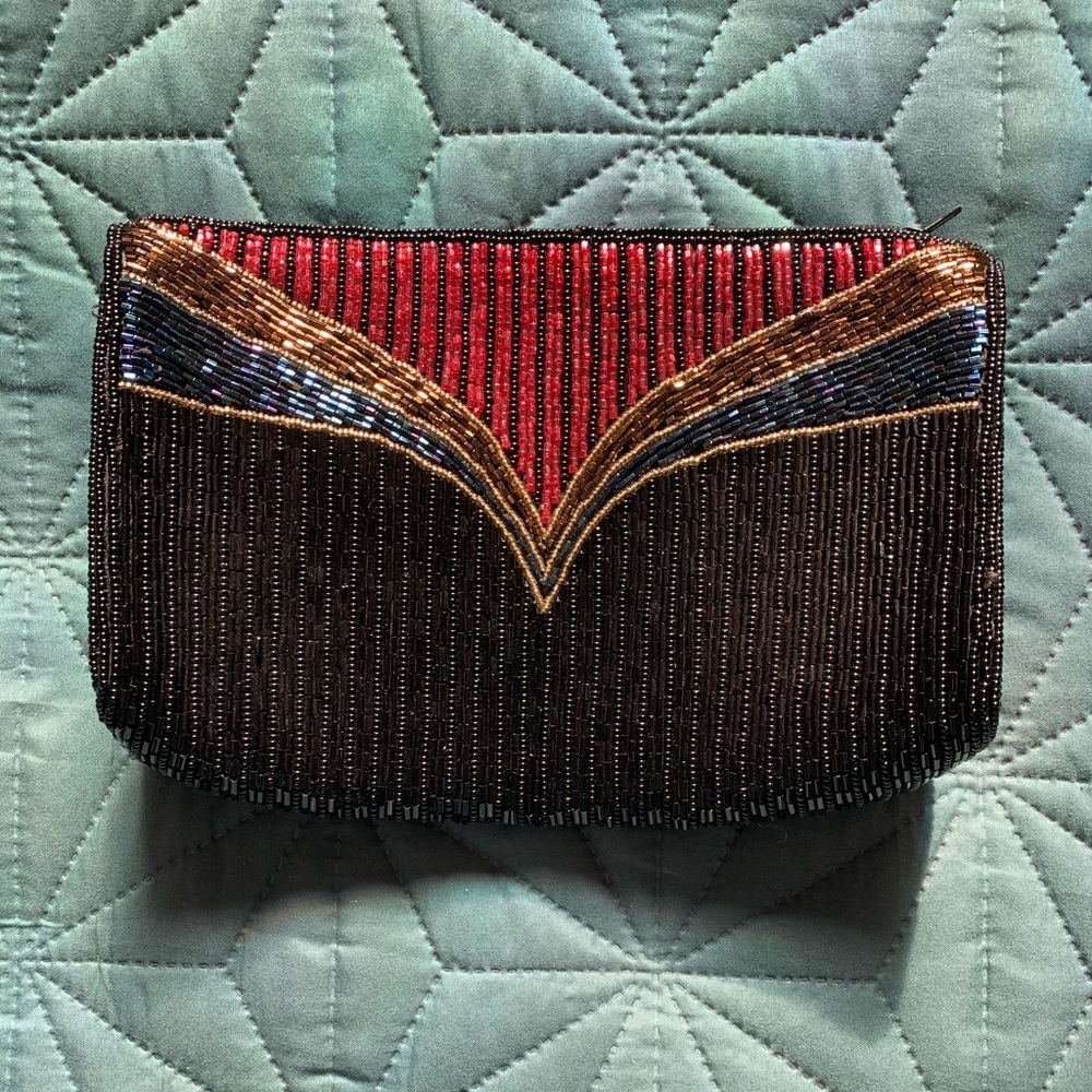 Vintage Beaded Clutch